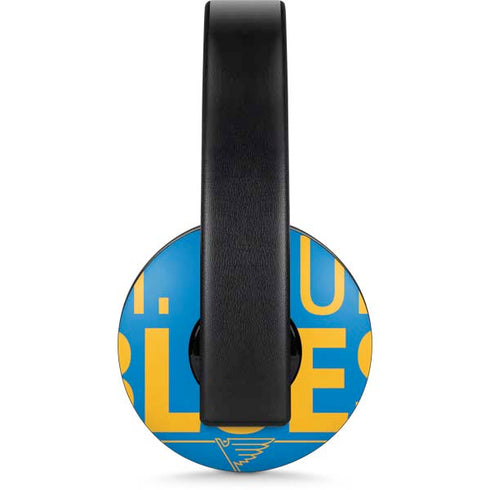 NHL St. Louis Blues Lineup PlayStation 4 Gold Wireless Headset Skin