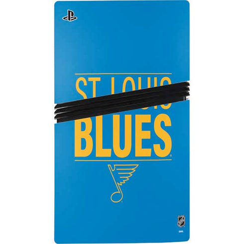 NHL St. Louis Blues Lineup PS5 Pro Console Skin