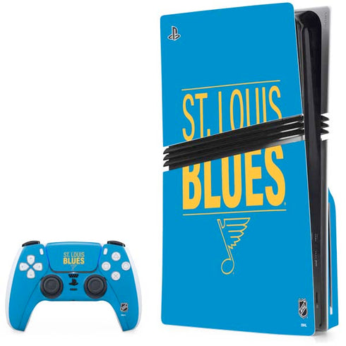 NHL St. Louis Blues Lineup PS5 Pro Disk Bundle Skin