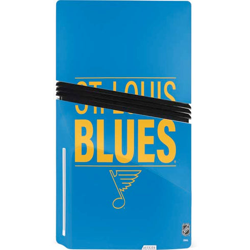 NHL St. Louis Blues Lineup PS5 Pro Disk Console Skin