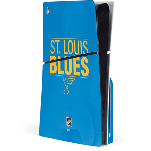 NHL St. Louis Blues Lineup PS5 Slim Disk Console Skin