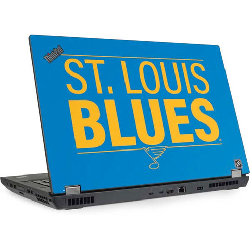 NHL St. Louis Blues Lineup Lenovo ThinkPad Skin