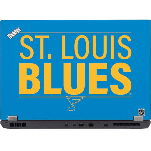 NHL St. Louis Blues Lineup Lenovo ThinkPad Skin
