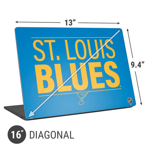 NHL St. Louis Blues Lineup Universal Laptop 16in (13 x 9.4in) Skin