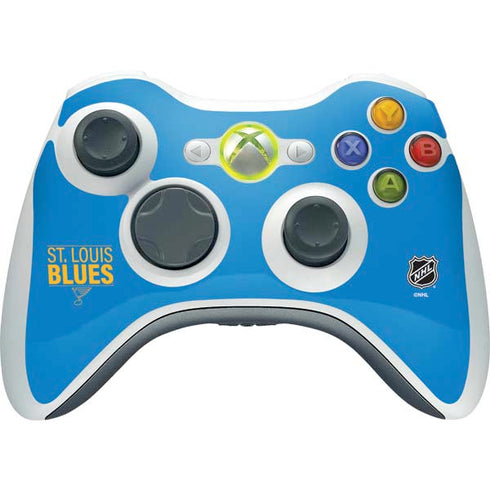 NHL St. Louis Blues Lineup Xbox 360 Wireless Controller Skin