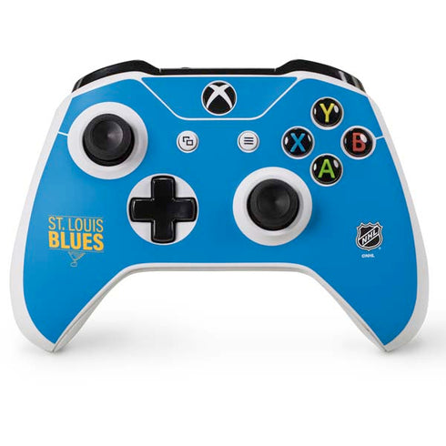 NHL St. Louis Blues Lineup Xbox One S Console and Controller Bundle Skin
