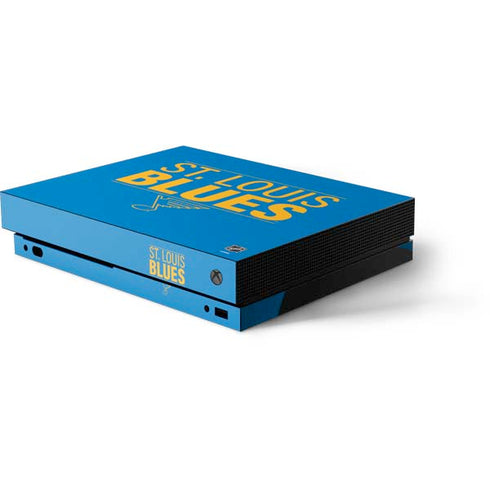 NHL St. Louis Blues Lineup Xbox One X Console Skin