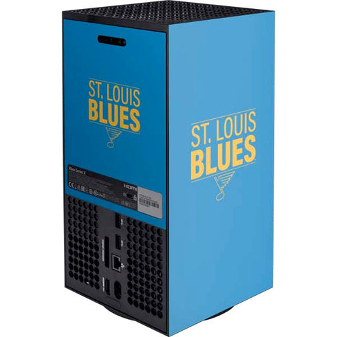 NHL St. Louis Blues Lineup Xbox Series X Console Skin