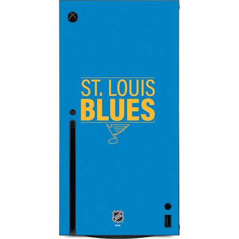 NHL St. Louis Blues Lineup Xbox Series X Console Skin