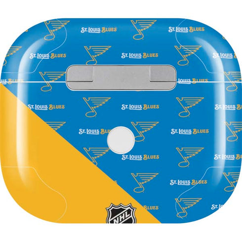 NHL St. Louis Blues Pattern Apple AirPods (3rd Gen 2021) Skin