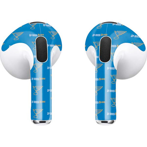 NHL St. Louis Blues Pattern Apple AirPods (3rd Gen 2021) Skin
