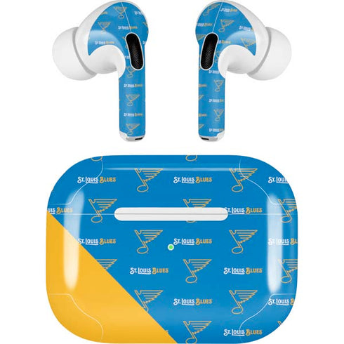 NHL St. Louis Blues Pattern AirPods Skins