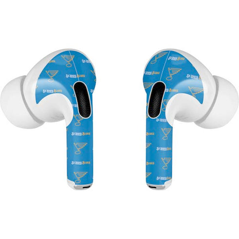 NHL St. Louis Blues Pattern AirPods Skins