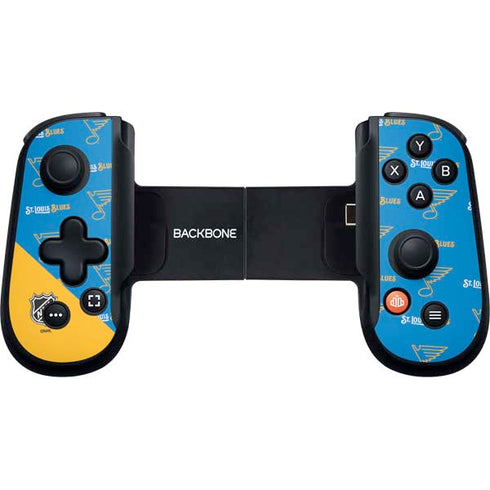 NHL St. Louis Blues Pattern Backbone One for iPhone Game Controller Skin