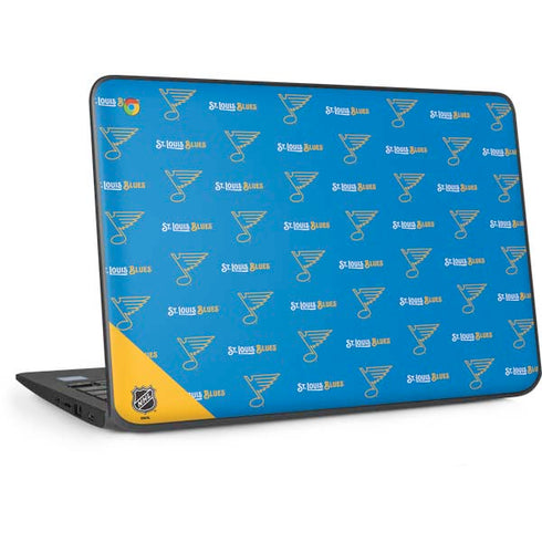 NHL St. Louis Blues Pattern HP Chromebook Skin