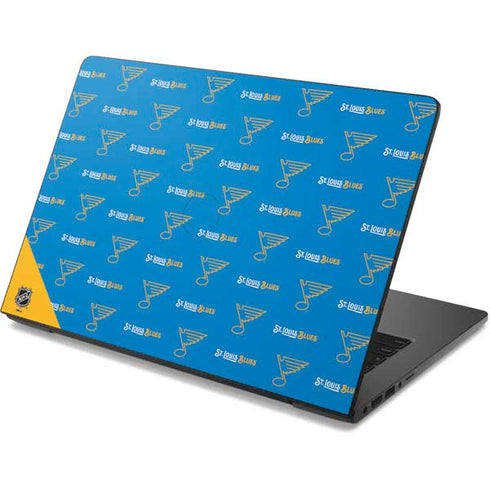 NHL St. Louis Blues Pattern Dell Chromebook Skin