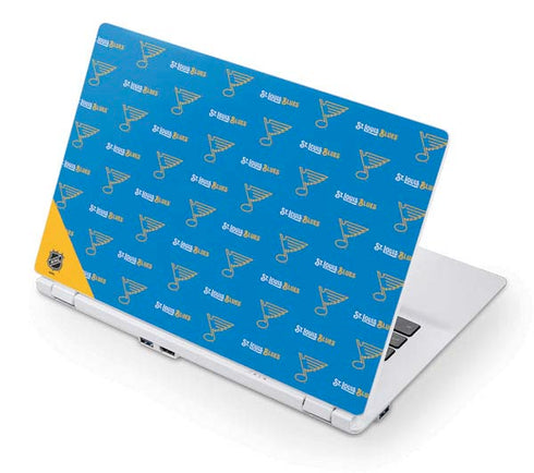 NHL St. Louis Blues Pattern Acer Chromebook Skin