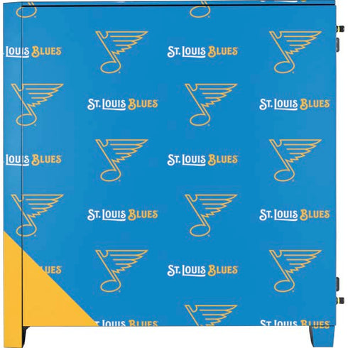 NHL St. Louis Blues Pattern Corsair 4000D Tempered Glass Mid-Tower ATX Case Skin