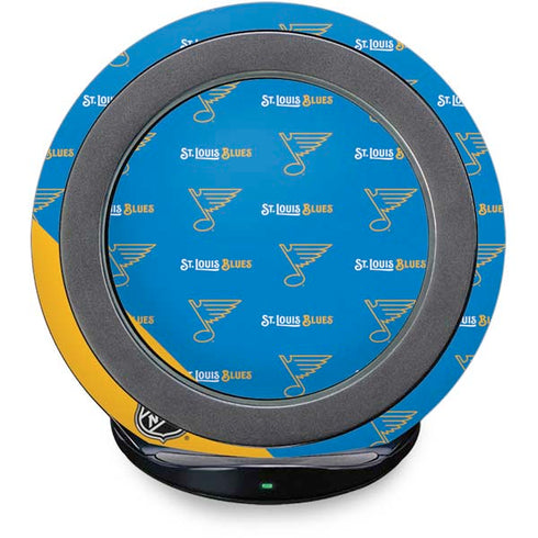 NHL St. Louis Blues Pattern Fast Charge Wireless Charging Stand Skin