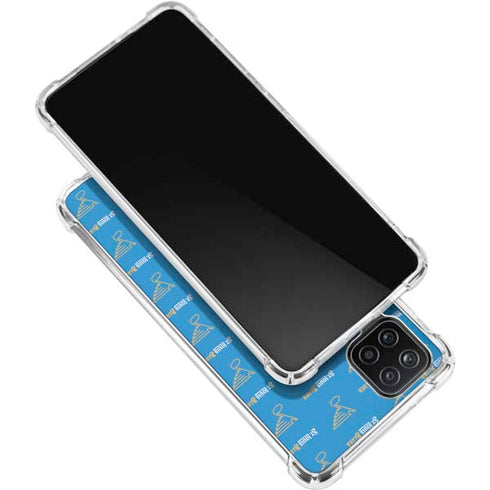 NHL St. Louis Blues Pattern Galaxy A12 Clear Case