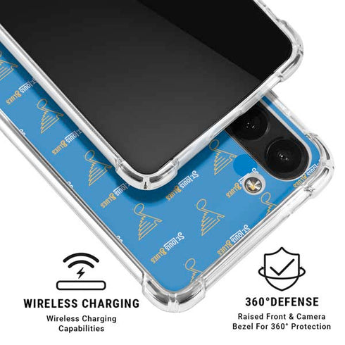 NHL St. Louis Blues Pattern Galaxy A13 5G Clear Case