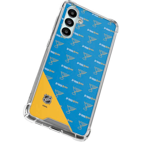 NHL St. Louis Blues Pattern Galaxy A16 5G Clear Case