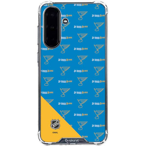 NHL St. Louis Blues Pattern Galaxy A36 5G Clear Case