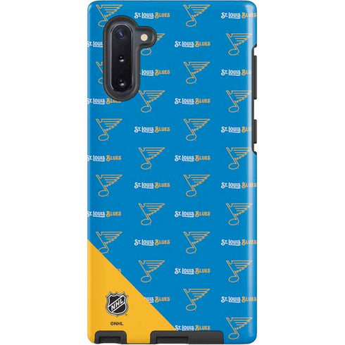 NHL St. Louis Blues Pattern Galaxy Note 10 Pro Case