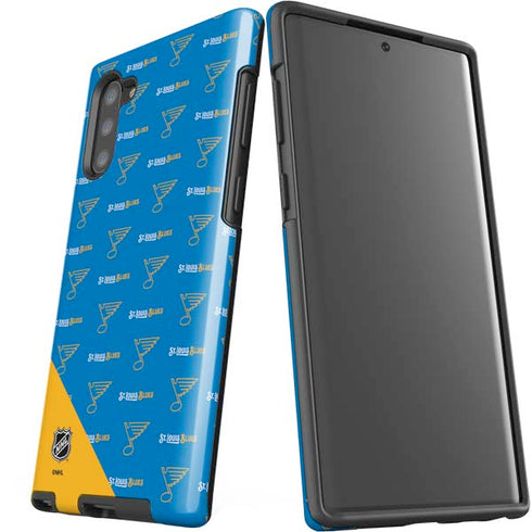 NHL St. Louis Blues Pattern Galaxy Note 10 Pro Case