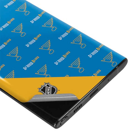 NHL St. Louis Blues Pattern Galaxy Note 10 Skin