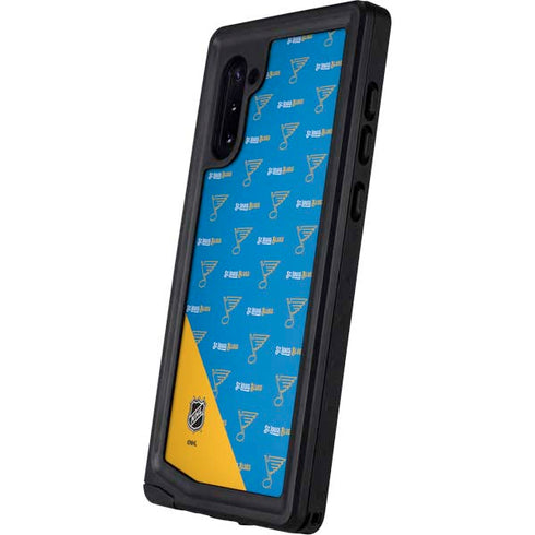 NHL St. Louis Blues Pattern Galaxy Note 10 Waterproof Case