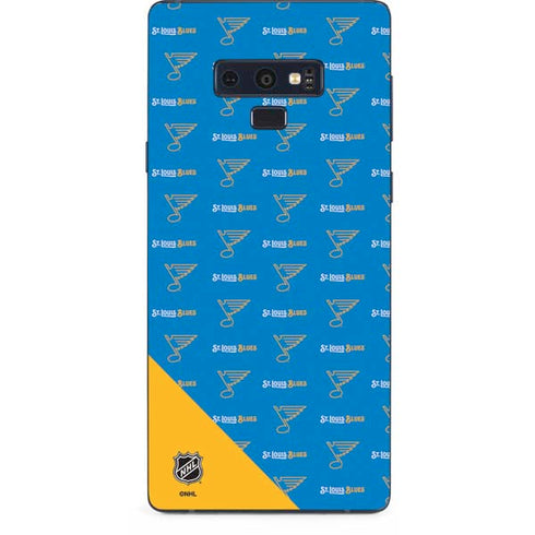 NHL St. Louis Blues Pattern Galaxy Note 9 Skin