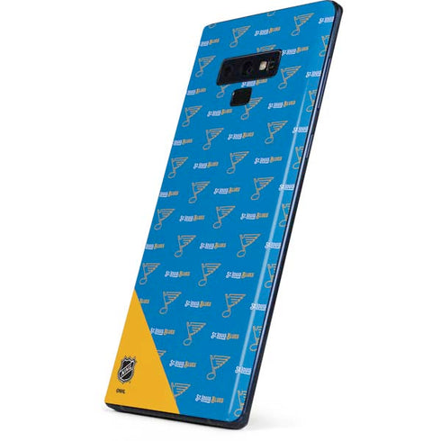 NHL St. Louis Blues Pattern Galaxy Note 9 Skin