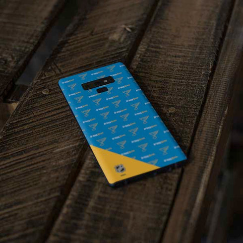 NHL St. Louis Blues Pattern Galaxy Note 9 Skin