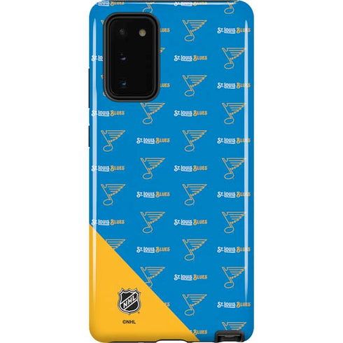 NHL St. Louis Blues Pattern Galaxy Note20 5G Pro Case