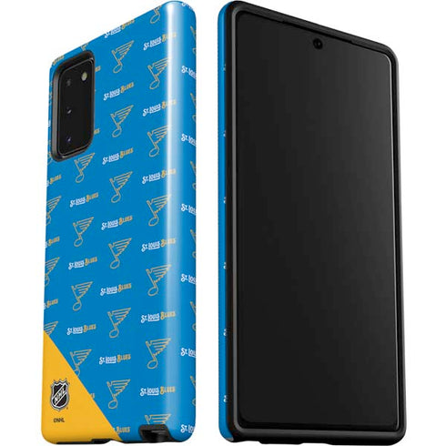 NHL St. Louis Blues Pattern Galaxy Note20 5G Pro Case