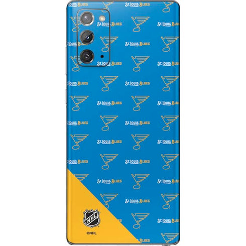 NHL St. Louis Blues Pattern Galaxy Note20 5G Skin