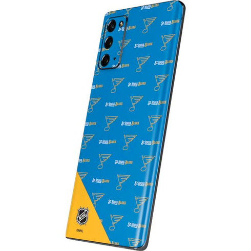 NHL St. Louis Blues Pattern Galaxy Note20 5G Skin