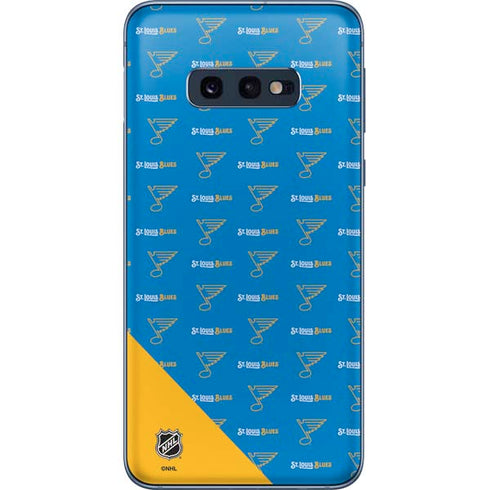 NHL St. Louis Blues Pattern Galaxy S10e Skin