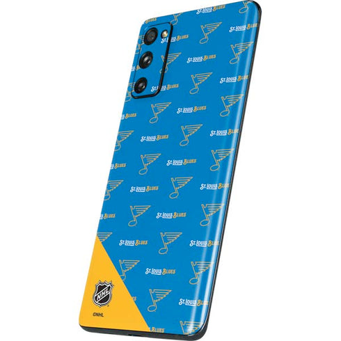 NHL St. Louis Blues Pattern Galaxy S20 Fan Edition Skin