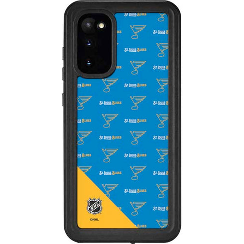 NHL St. Louis Blues Pattern Galaxy S20 Waterproof Case