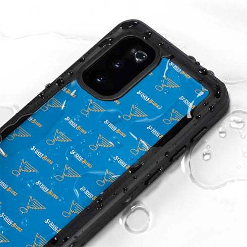 NHL St. Louis Blues Pattern Galaxy S20 Waterproof Case