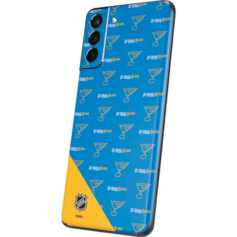 NHL St. Louis Blues Pattern Galaxy S21 5G Skin