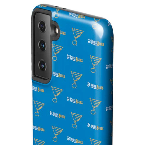 NHL St. Louis Blues Pattern Galaxy S21 FE Pro Case
