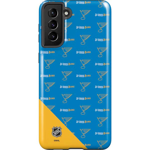 NHL St. Louis Blues Pattern Galaxy S21 Plus 5G Pro Case