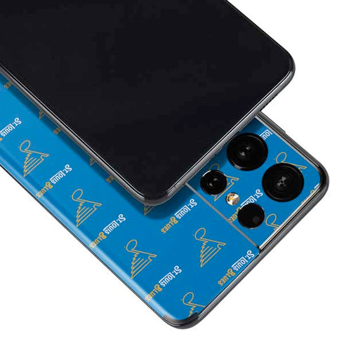 NHL St. Louis Blues Pattern Galaxy S21 Ultra 5G Skin