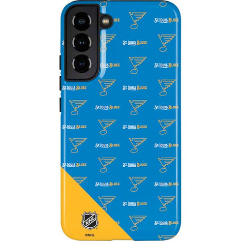 NHL St. Louis Blues Pattern Galaxy S22 Plus Pro Case