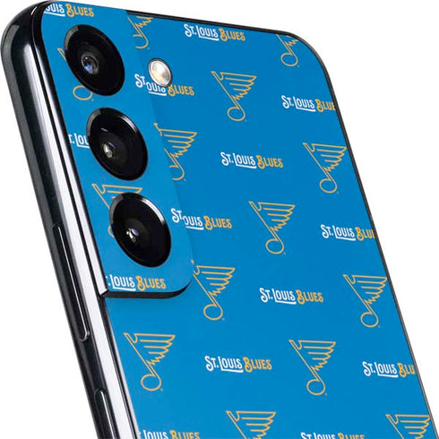 NHL St. Louis Blues Pattern Galaxy S22 Plus Skin