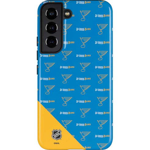 NHL St. Louis Blues Pattern Galaxy S22 Pro Case