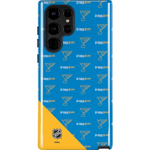NHL St. Louis Blues Pattern Galaxy S22 Ultra Pro Case